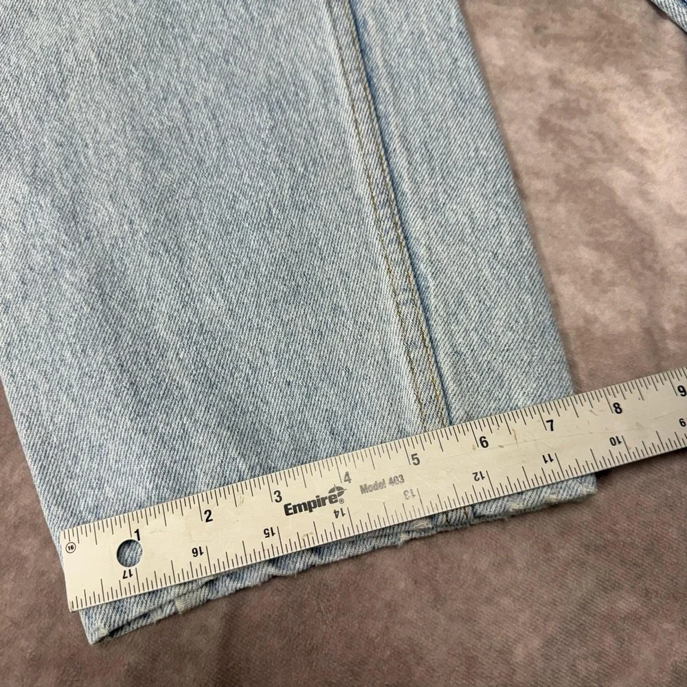 Vintage Levis 550 Jeans Mens 38x30 Light Wash Blue Relaxed Tapered‎ Made USA